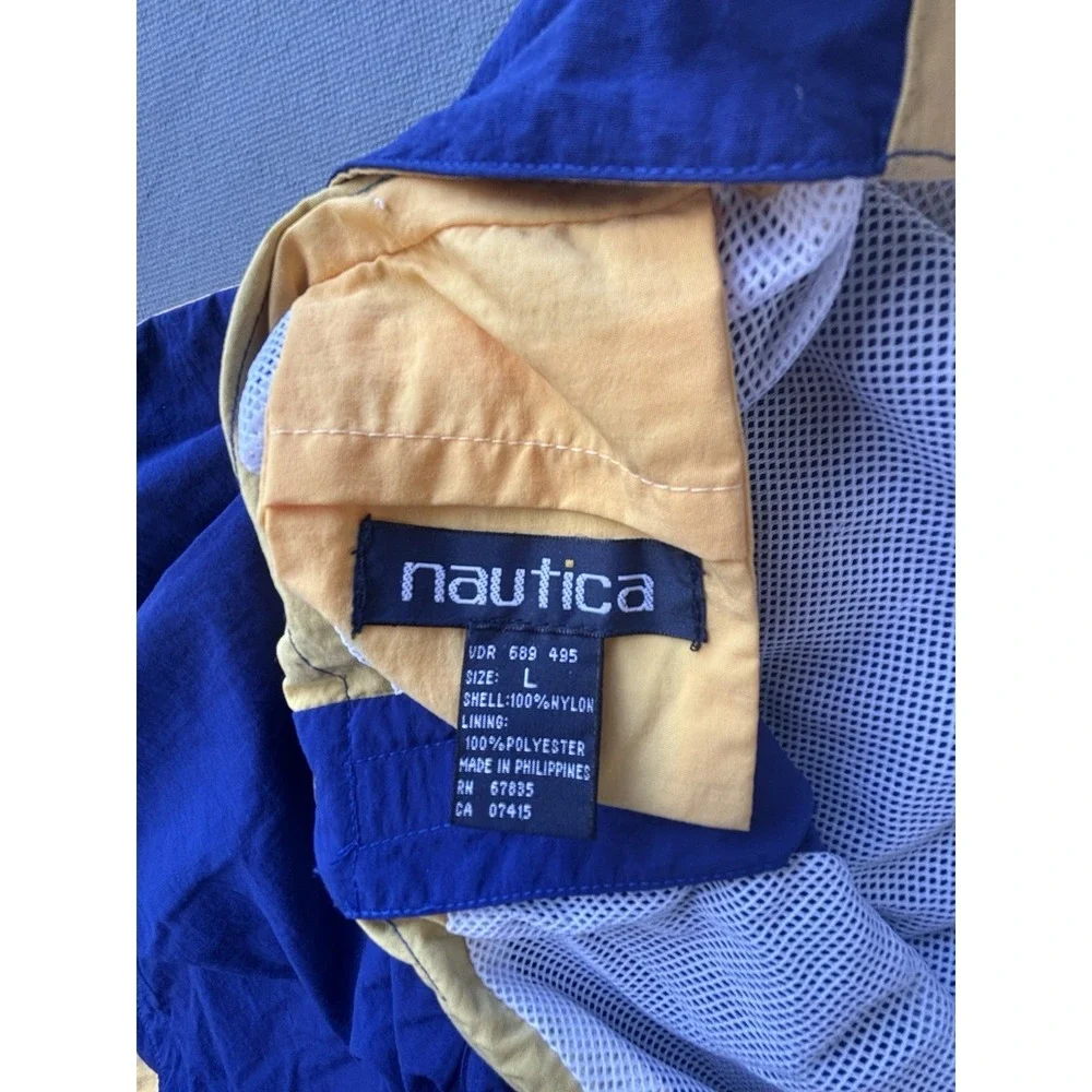 Nautica Shorts‎ Mens Large Swim Trucks Blue